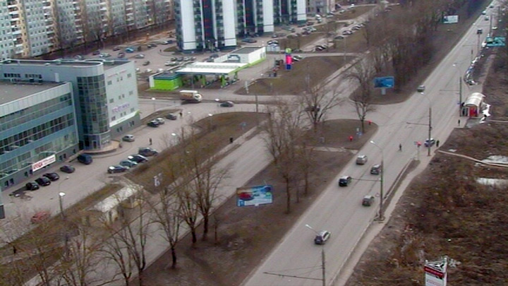Перекрёсток ул. Б. Санкт-Петербургской и ул. Щусева